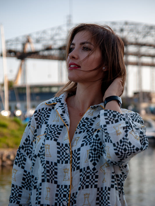 Women's linen shirt Iconic - Grand Duchess | Linen summer dress Iconic - Grand Duchess | Sustainable fashion