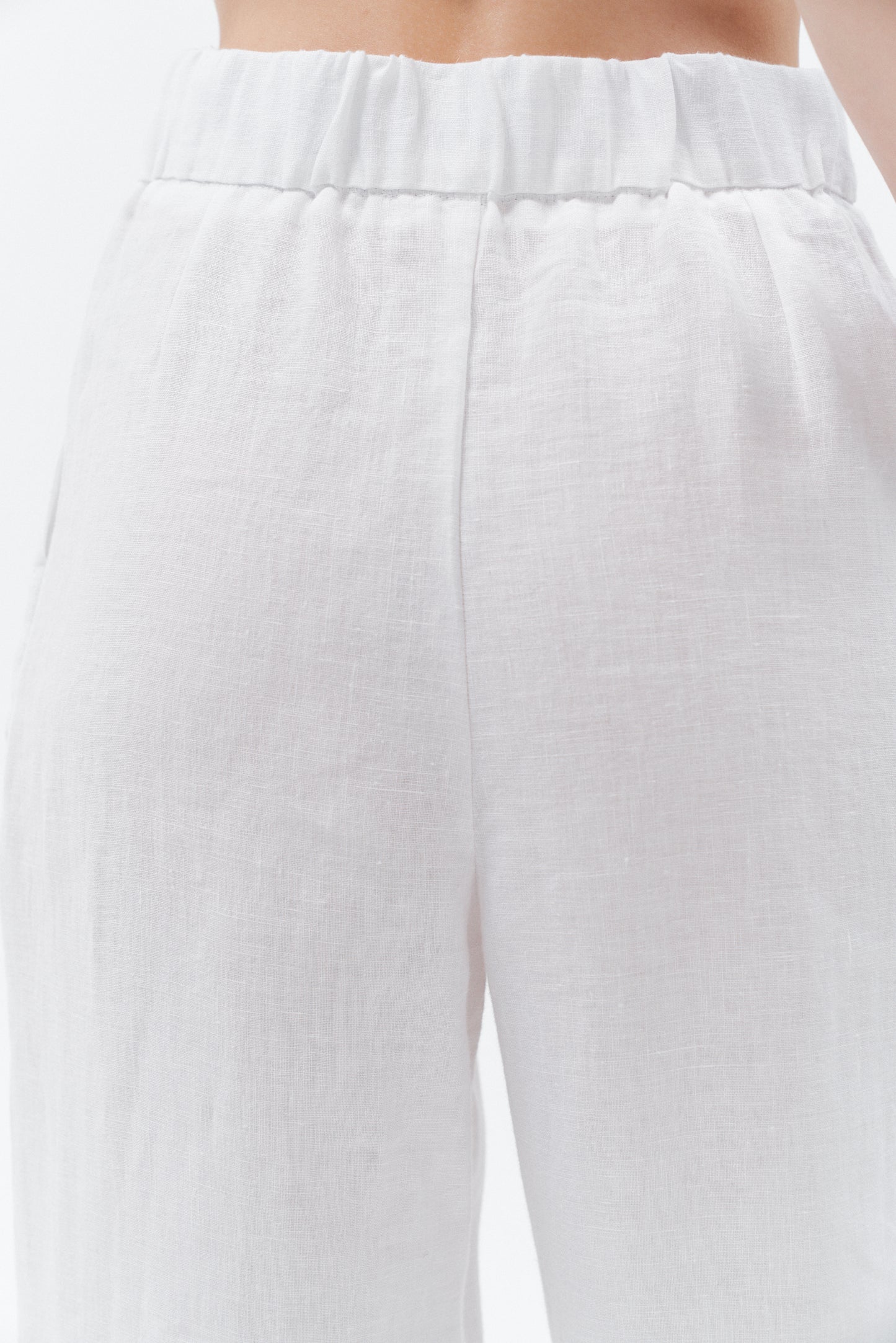 Women's black linen pants "Independence" - Grand Duchess | Softened 100% linen | Linen for leisure | Wide linen pants - city wear | Moteriškos plačios juodos lininės kelnės "Independence" - Grand Duchess | 100% minkštintas linas | Lininiai rūbai laisvalai