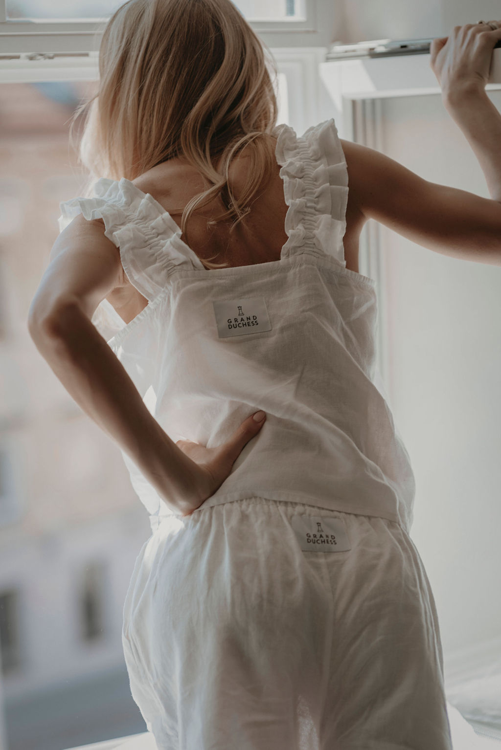 Women's linen white top "Adventurer" | Softened 100% linen | Romantic look | Summer linen sustainable top | Linen beachwear set | | Summer linen top | Top with ruffles | Elegant women's ruffle white top