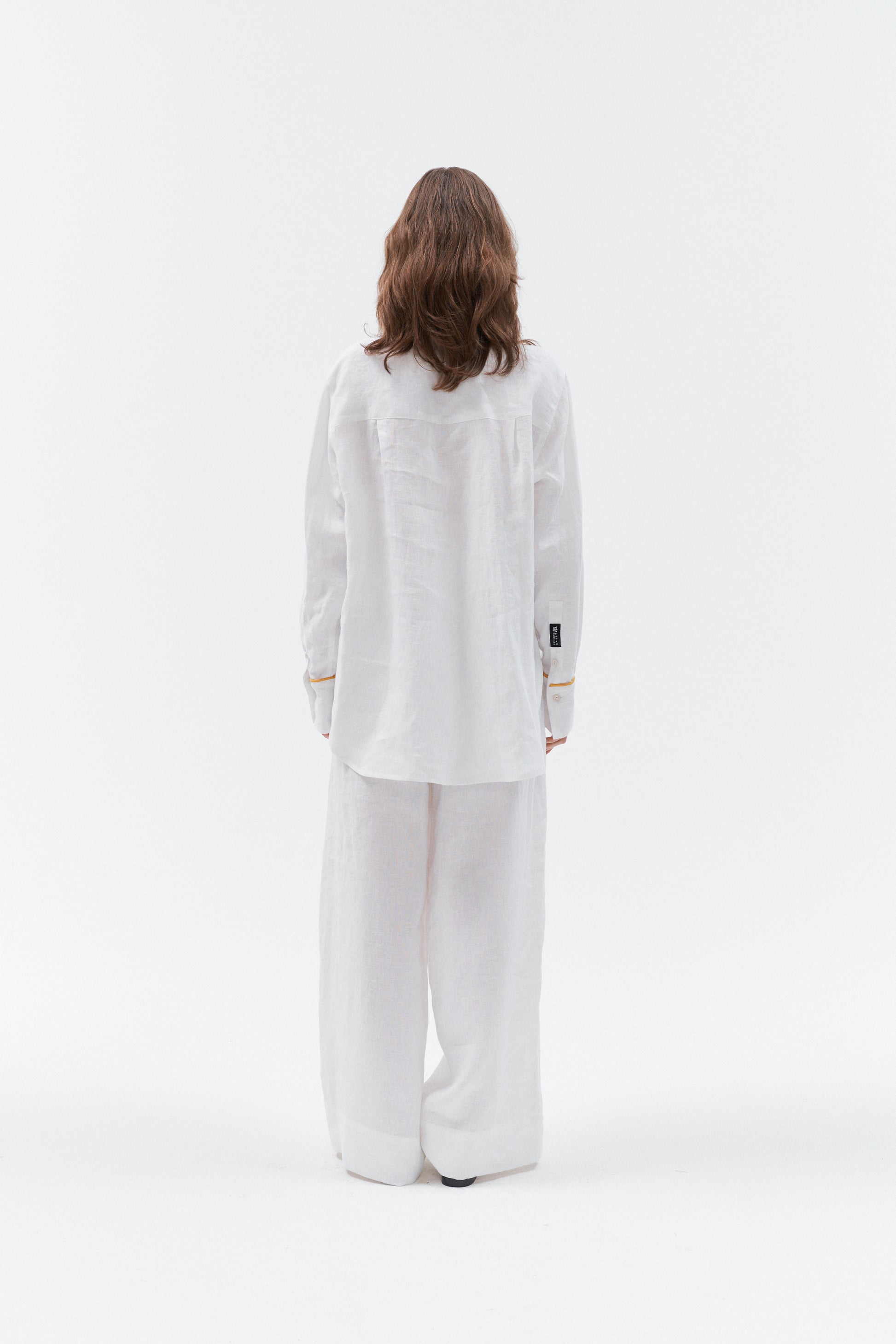 Grand Duchess white linen shirt; oversize white linen shirt; long sleeved linen shirt women's; elegant linen shirt