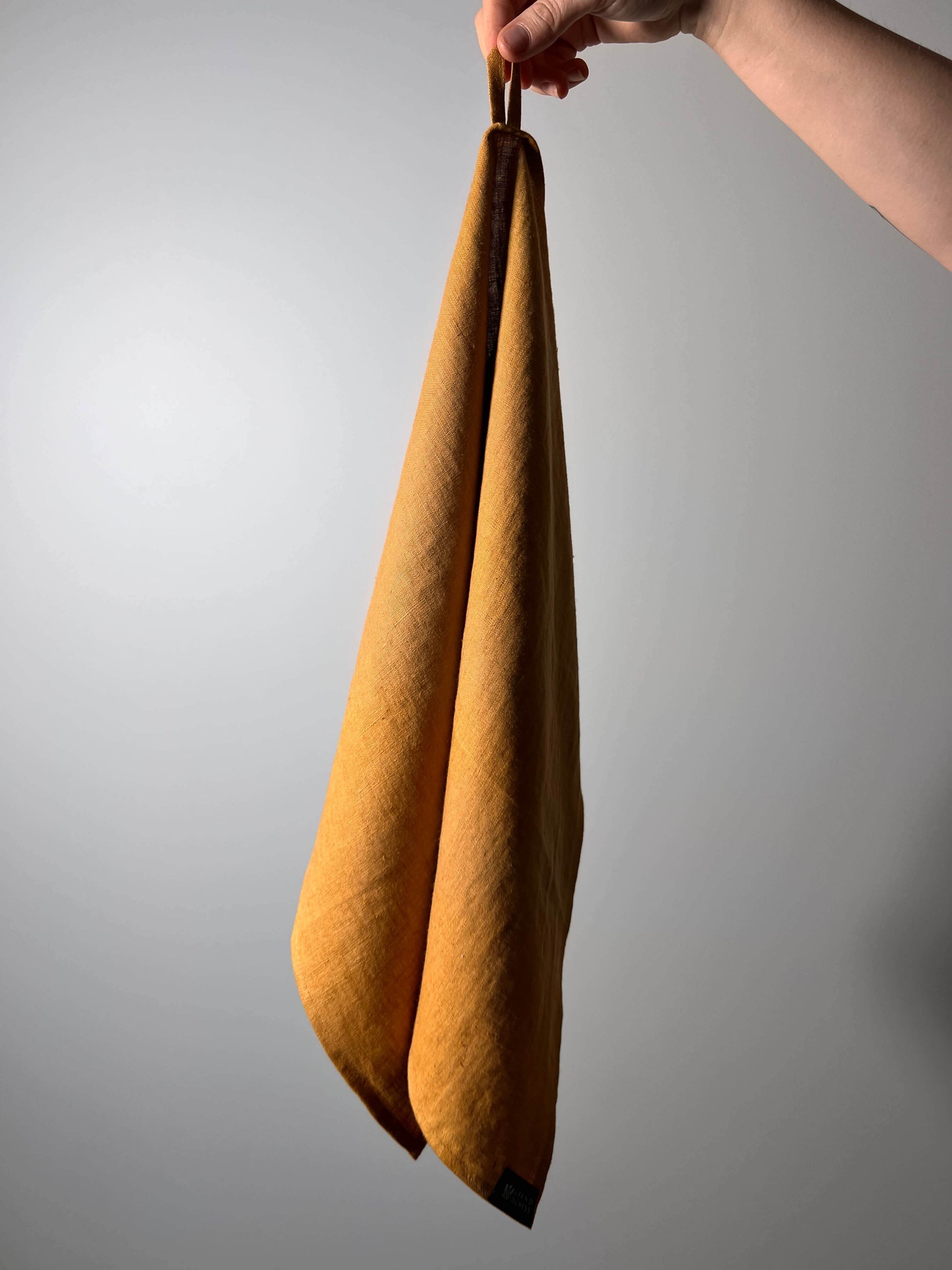 Grand Duchess Soft linen towel; mustard kitchen linen towel; dish towel; towel for table decor; playful kitchen towel mustard color; lininis rankšluostis virtuvei